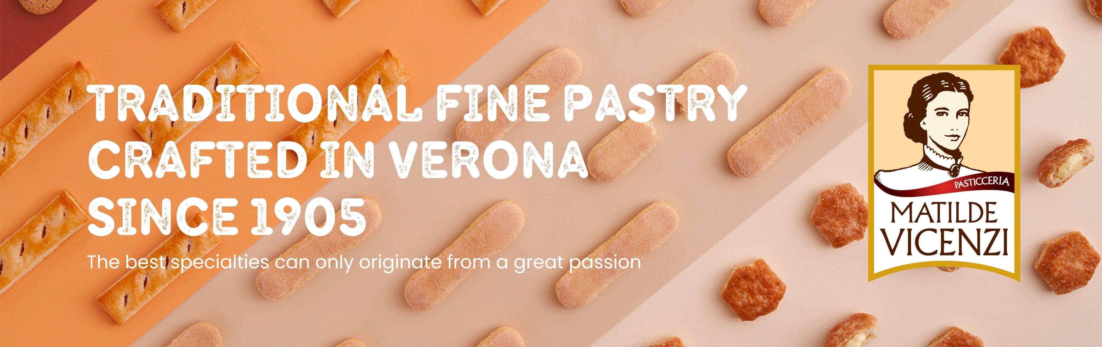 Traditional fine pastry crafted in Verona since 1905 — Matilde Vicenzi gourmet Italian pastries