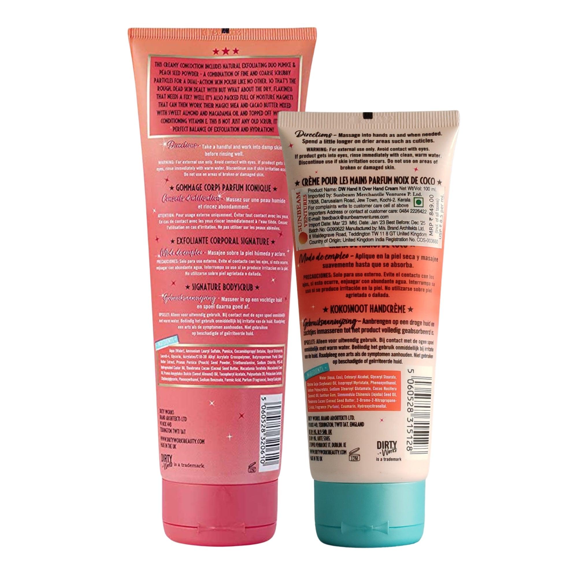 Lovely Scrubbly Body Scrub And Hand It Over Coconut Hand Cream
