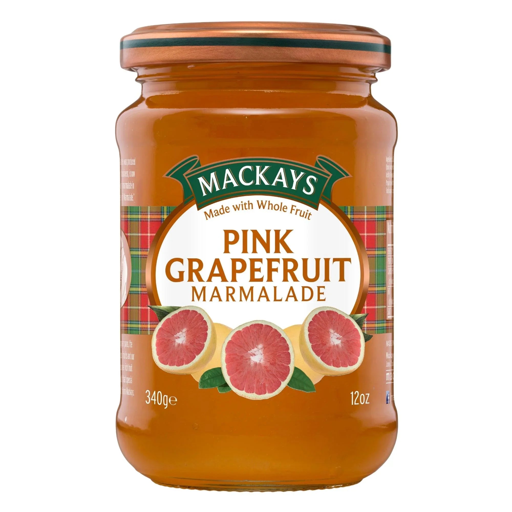 Mackays Pink Grapefruit Marmalade Jam 340gm