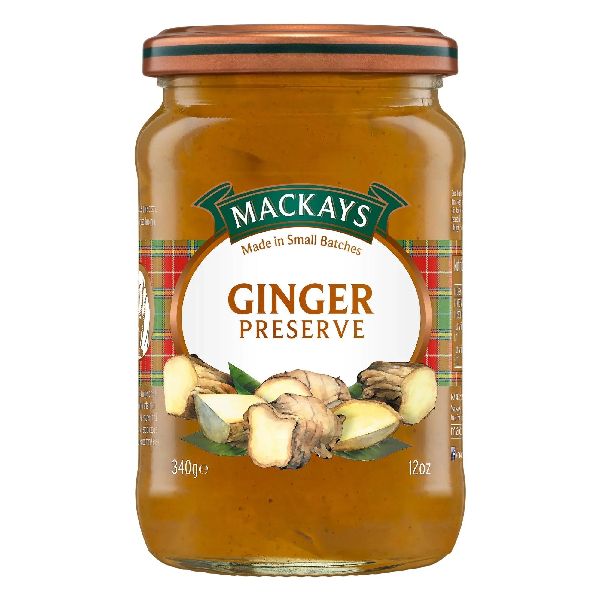 Mackays Ginger Preserve Jam 340 gm