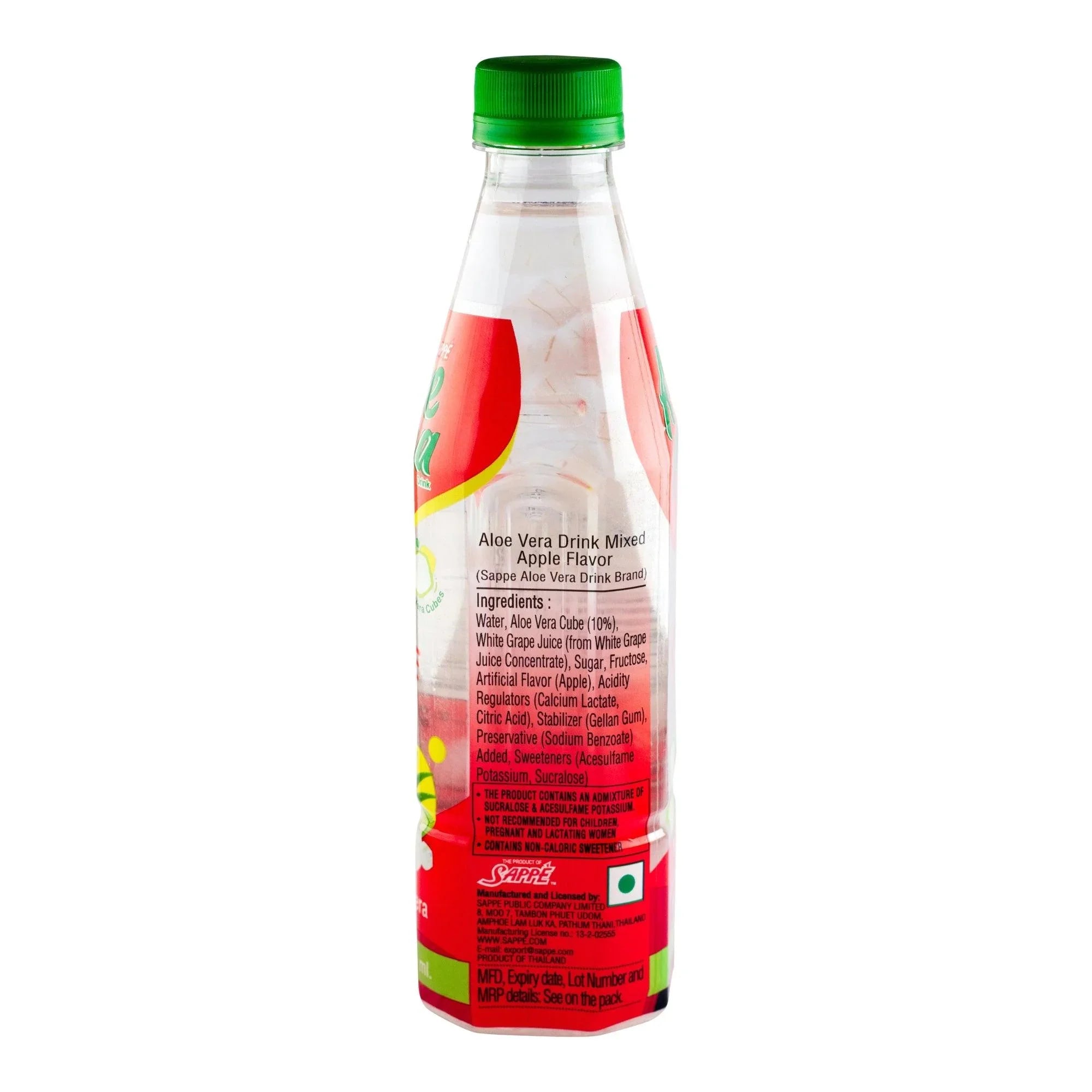 Aloe Vera Drink 365ml | Apple Flavour with 10% Aloe Vera Cubes