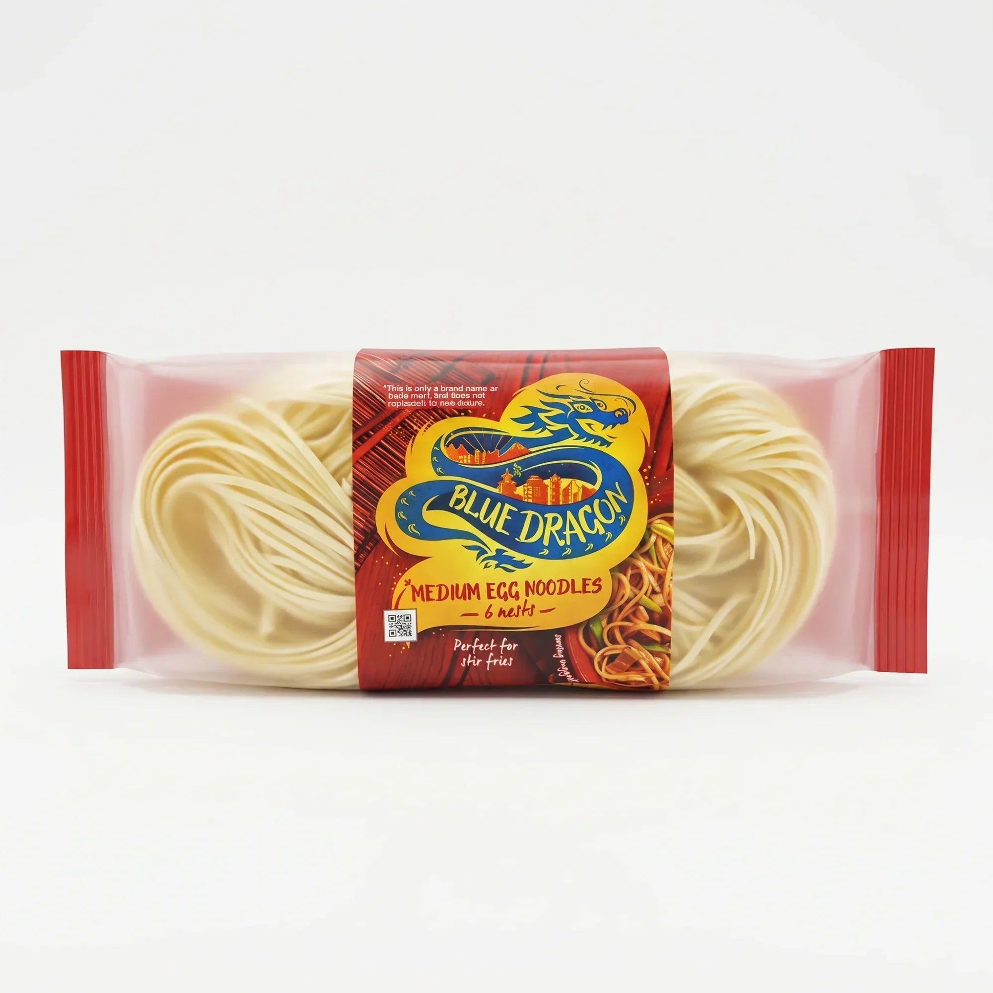 Blue Dragon Medium Egg Noodles, 6 nests, perfect for stir fries, imported gourmet pasta