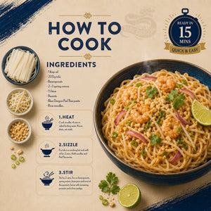 Quick 15-min Pad Thai recipe with shrimp, peanuts, lime & cilantro — easy gourmet noodles