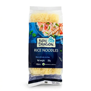 Blue Dragon Rice Noodles 250g, made with rice flour, no additives, 4 nests