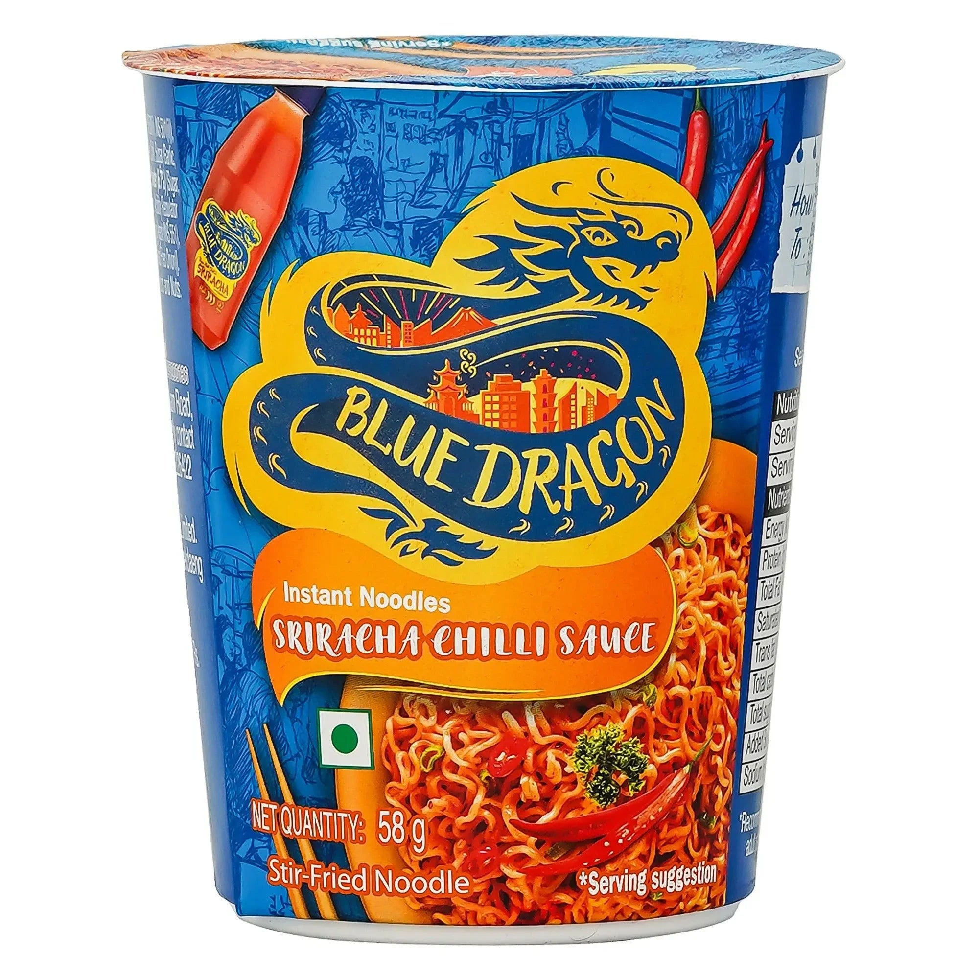 Sriracha Chilli Instant Cup Noodle | 58g