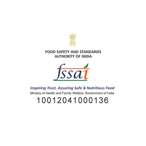 FSSAI food safety license certificate with registration number, Indian government emblem