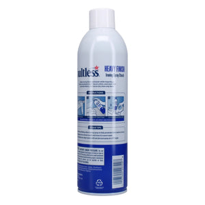 Faultless Heavy Finish ironing spray starch can with usage instructions on white background