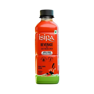 Isira apple cider beverage bottle with cider vinegar and inulin, green apple flavor, 250ml