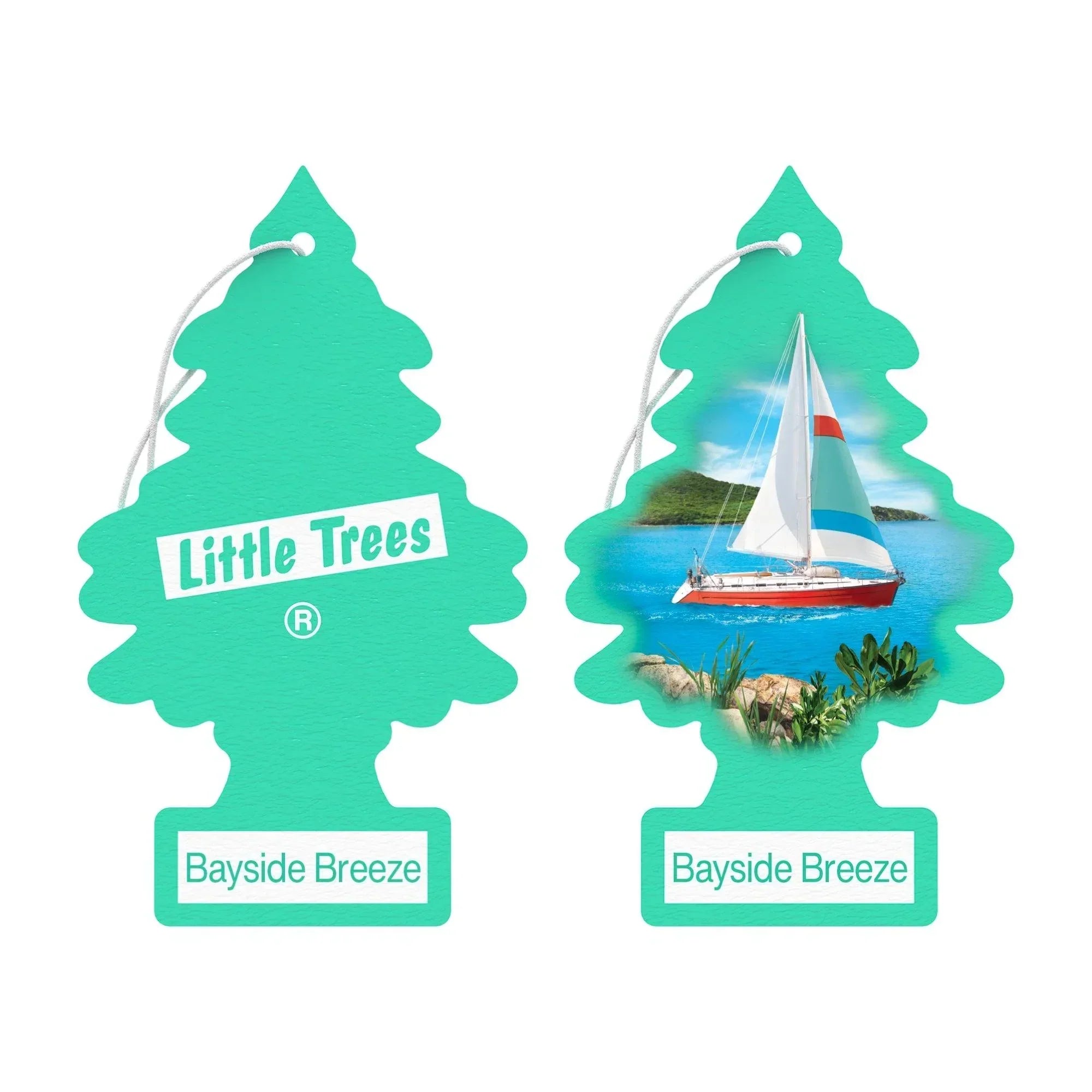 Little Trees Bayside Breeze Hanging Air Freshener – Buy 1 Get 1 Free (2 Pack)