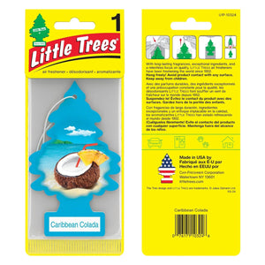 Buy Vehicle Air Fresheners "Car Air Freshener Caribbean Colada Hanging" by Little Trees, Default Title