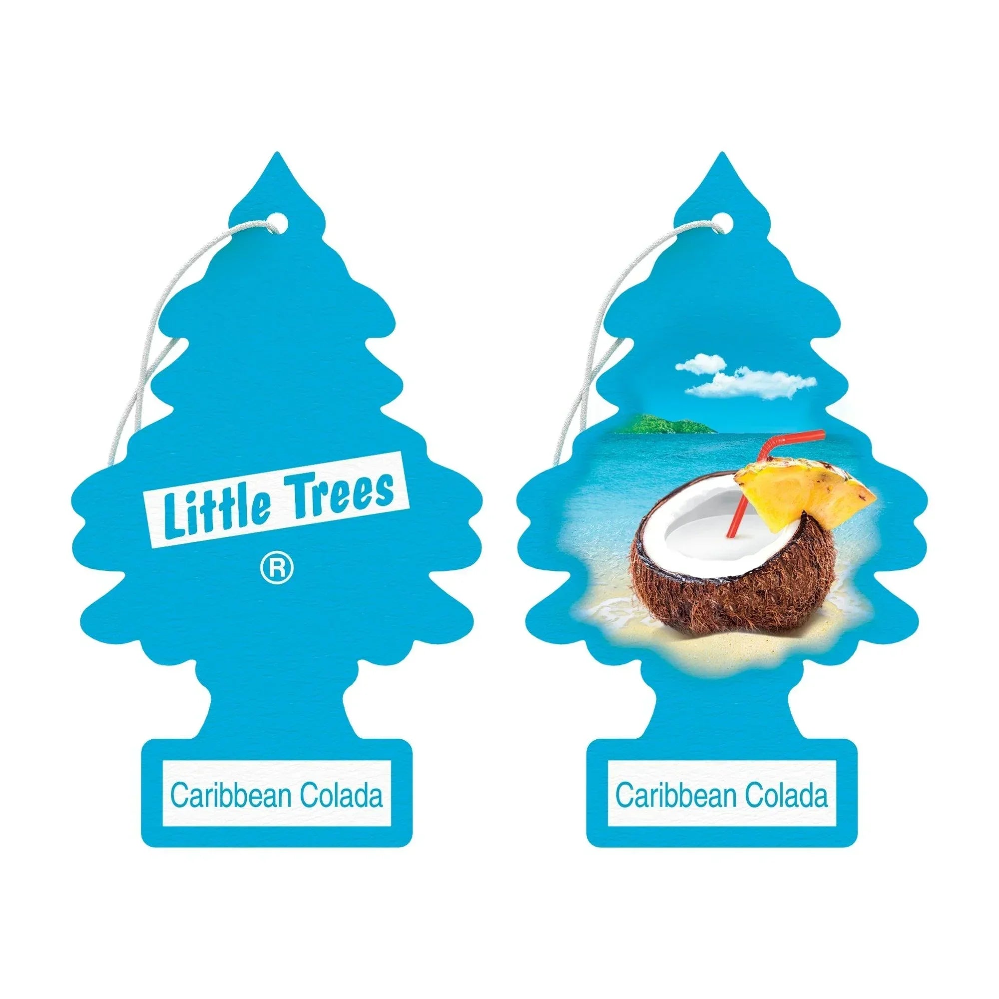 Little Trees Caribbean Colada Hanging Air Freshener – Buy 1 Get 1 Free (2 Pack)