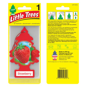 Buy Vehicle Air Fresheners "Car Air Freshener Strawberry Hanging" by Little Trees, Pack of 1