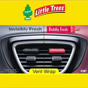 Little Trees Supernova Vent Wrap air fresheners on car vents, StediScent Resin Technology, Sunbeam Merchantile India.