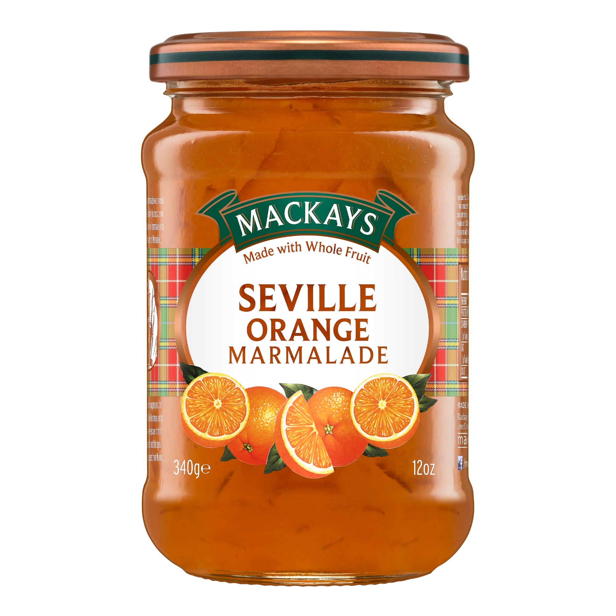 Mackays Seville Orange Marmalade Jam 340gm