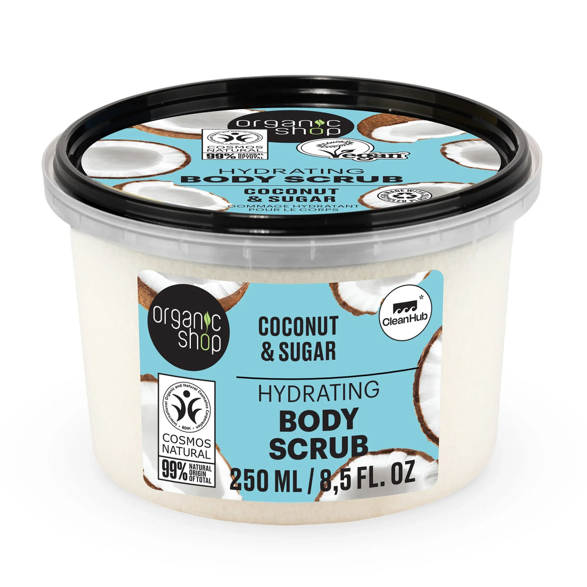 Organic Shop Coconut & Sugar Hydrating Body Scrub, 250ml