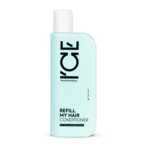 ICE Professional Refill My Hair Conditioner for dry and damaged hair in a light blue bottle