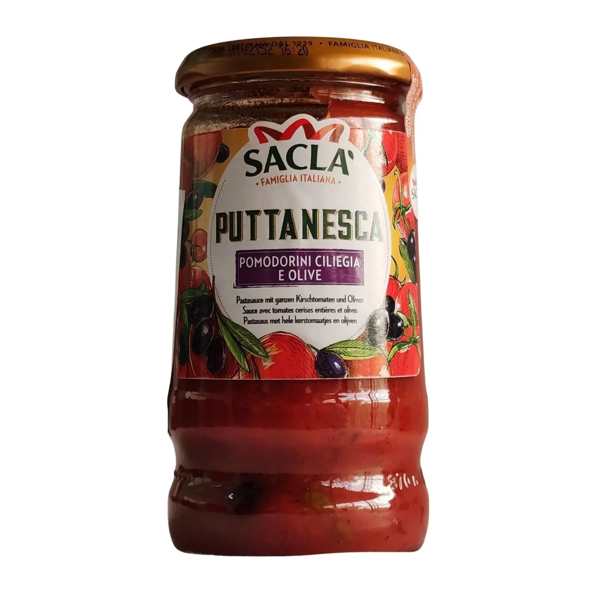 Buy Condiments & Sauces "Whole Cherry Tomato And Olives Pasta Sauce Puttanesca" by Sacla, Default Title