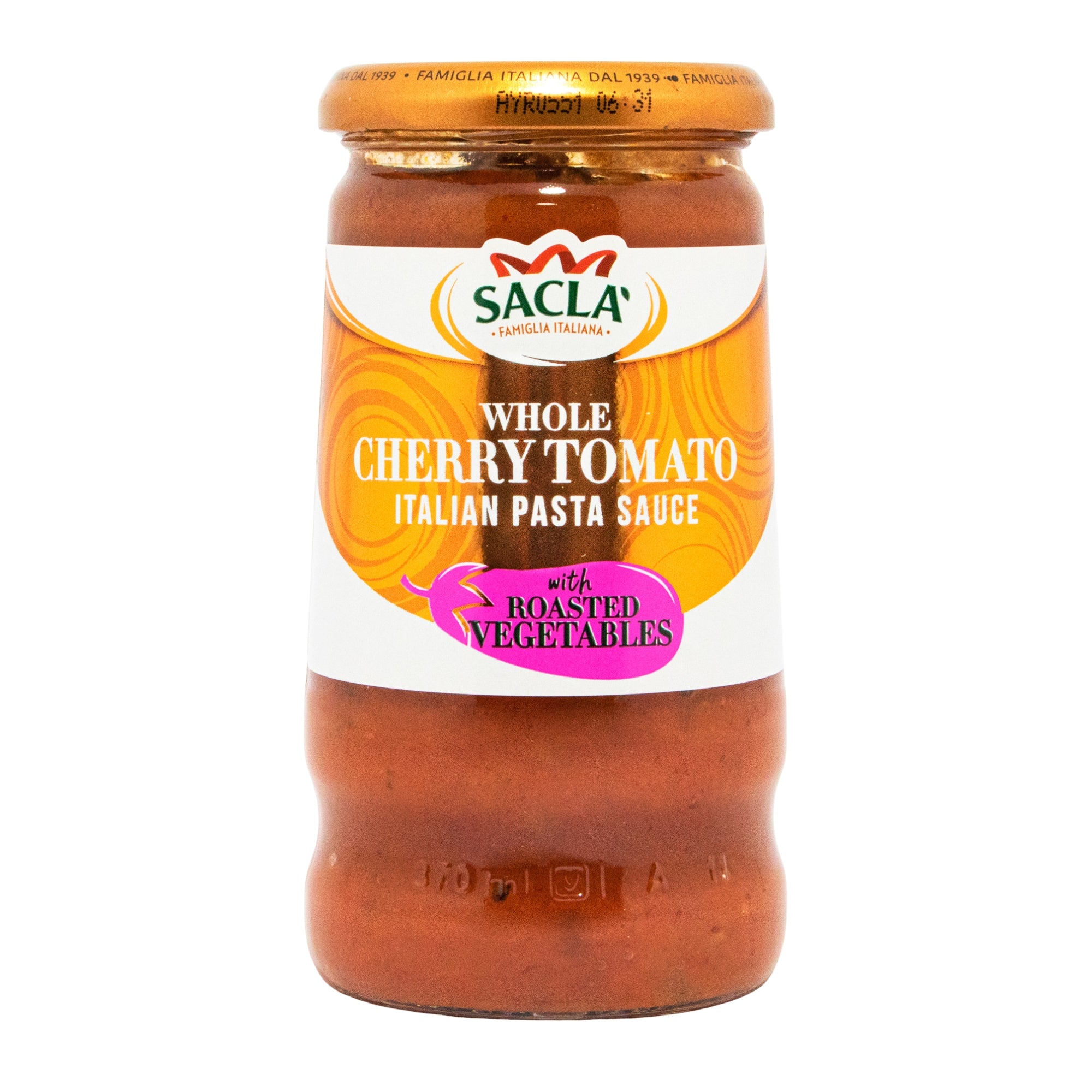 Sacla Whole Cherry Tomato Italian Pasta Sauce with Roasted Vegetables
