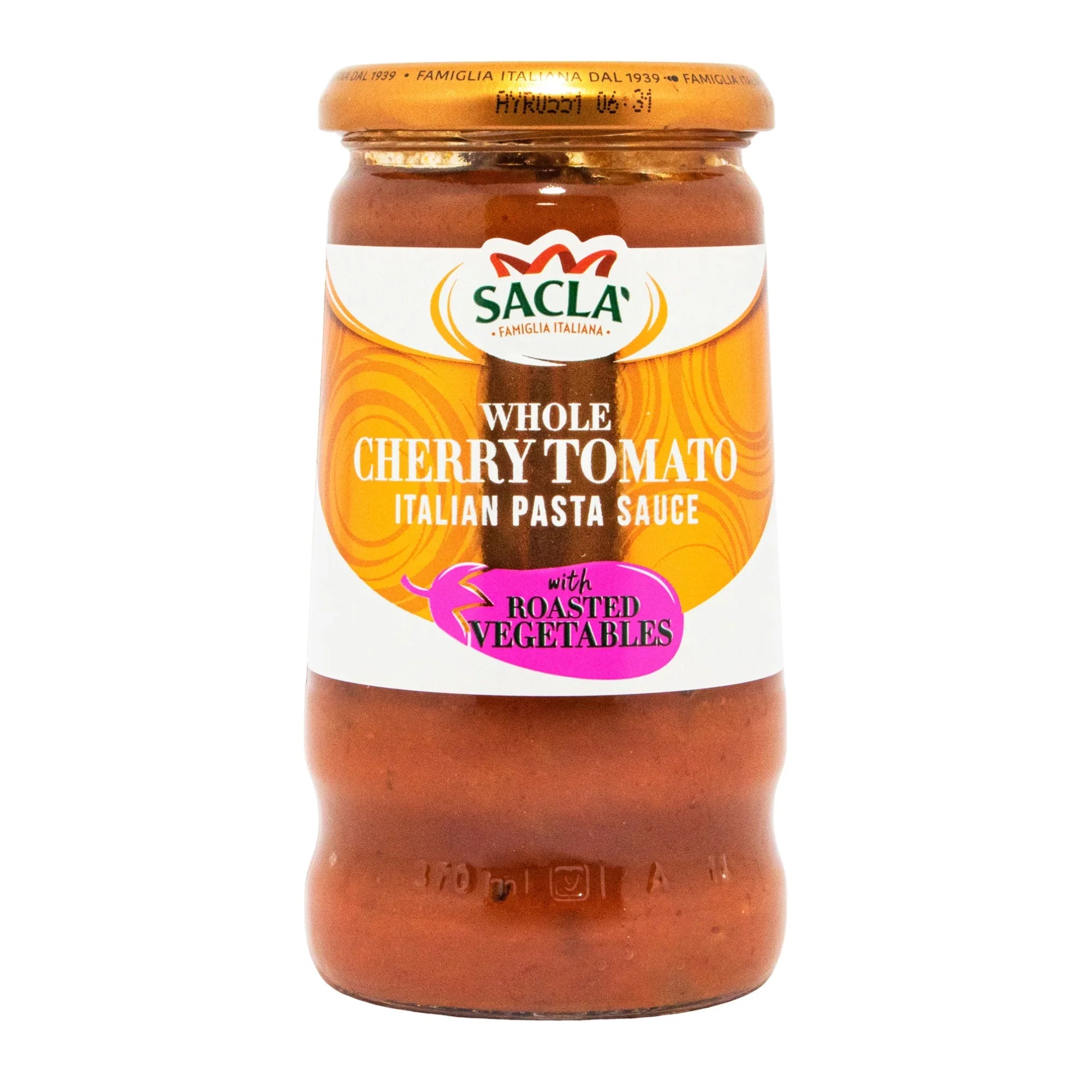 Sacla Whole Cherry Tomato Italian Pasta Sauce with Roasted Vegetables