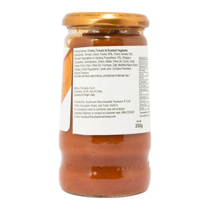 Cheery Tomato & Roasted Vegetable sauce jar, 350g, imported Italian gourmet food product