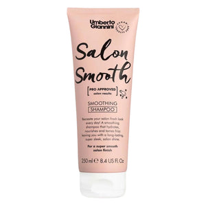 Umberto Giannini Salon Smooth vegan cruelty-free smoothing shampoo 250ml for frizz control
