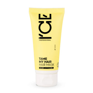 Ice Professional Tame My Hair Hair Mask for dull and frizzy hair in a yellow tube