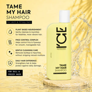 Tame My Hair Shampoo for dull and frizzy hair by ICE Professional