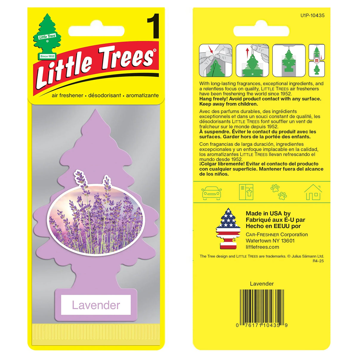 Little Trees Air Freshener Lavender Hanging
