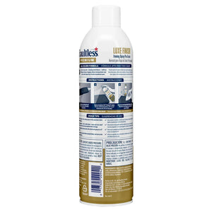 Faultless Luxe Finish Ironing Spray Pro Grade for all colors, premium fabric care with easy ironing instructions