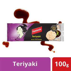 Buy Puffed Rice Cakes "Teriyaki Rice Crackers" by Fantastic, Pack of 1