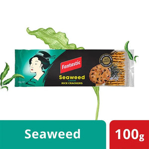 Buy Puffed Rice Cakes "Seaweed Rice Crackers" by Fantastic, Pack of 1