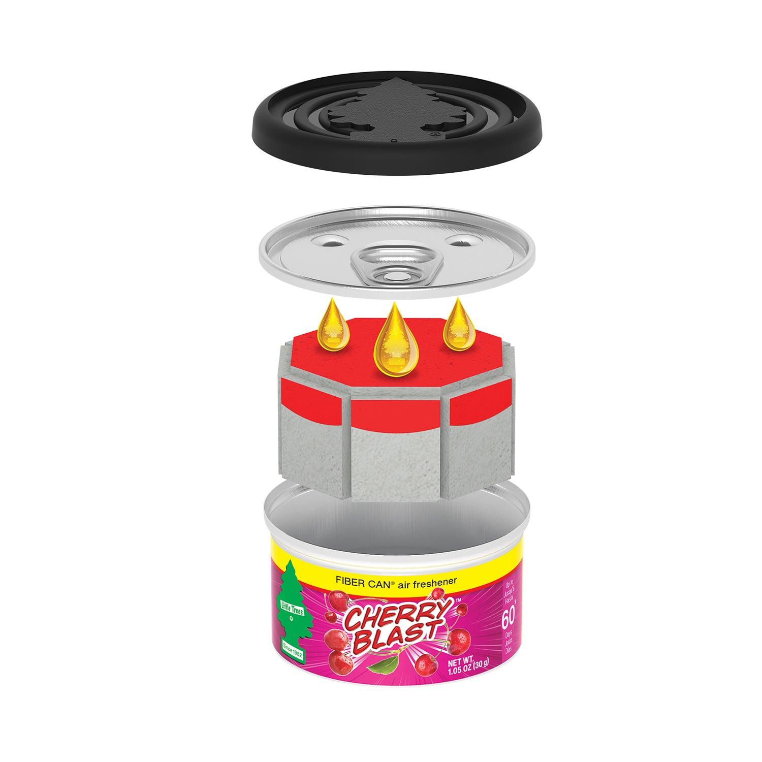 Car Air Freshener Cherry Blast Fiber Can