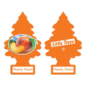 Buy Vehicle Air Fresheners "Car Air Freshener Peachy Peach Hanging" by Little Trees, Pack of 4