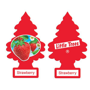 Buy Vehicle Air Fresheners "Car Air Freshener Strawberry Hanging" by Little Trees, Pack of 4
