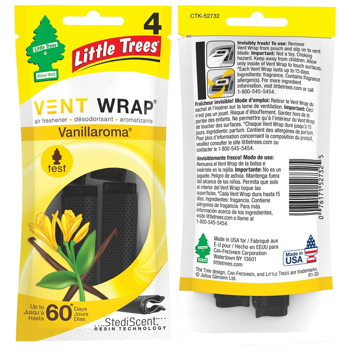 Car Air Freshener Vanillaroma Vent Wrap
