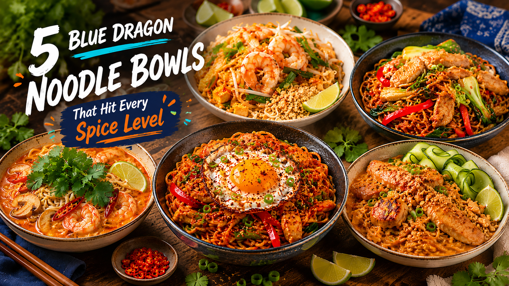 5 Blue Dragon Noodle Bowls That Hit Every Spice Level