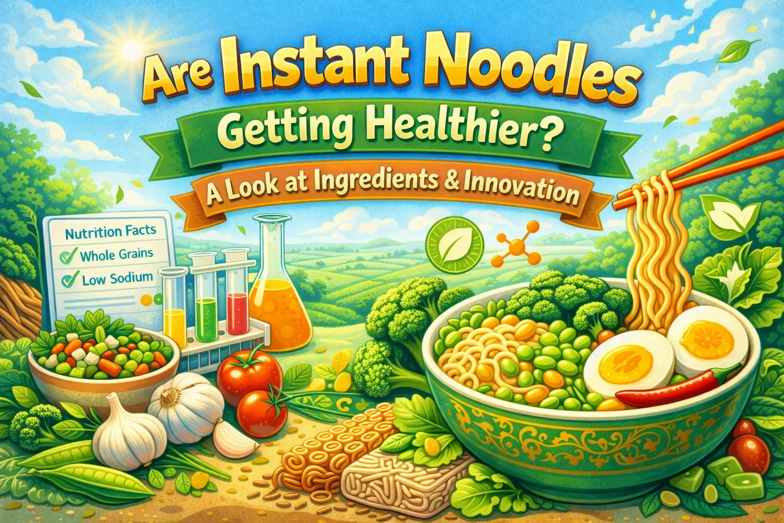 Are Instant Noodles Getting Healthier? A Look at Ingredients & Innovation