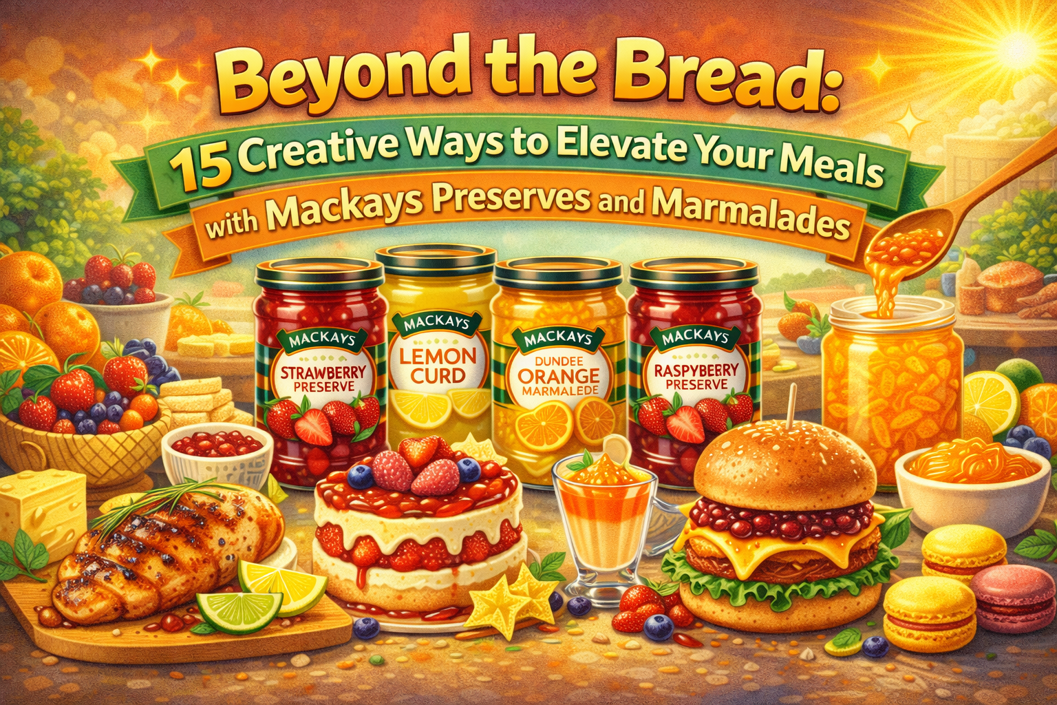 Beyond the Bread: 15 Creative Ways to Elevate Your Meals with Mackays Preserves and Marmalades