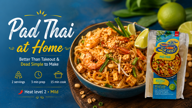 Pad Thai at Home in 15 Minutes - Better Than Takeout & Dead Simple to Make
