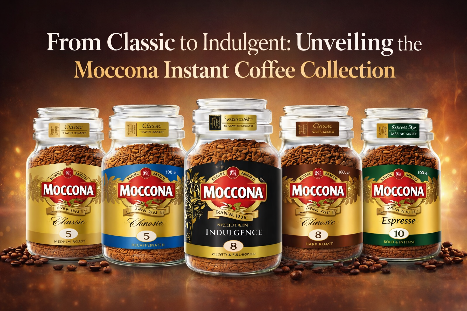 From Classic to Indulgent: Unveiling the Moccona Instant Coffee Collection
