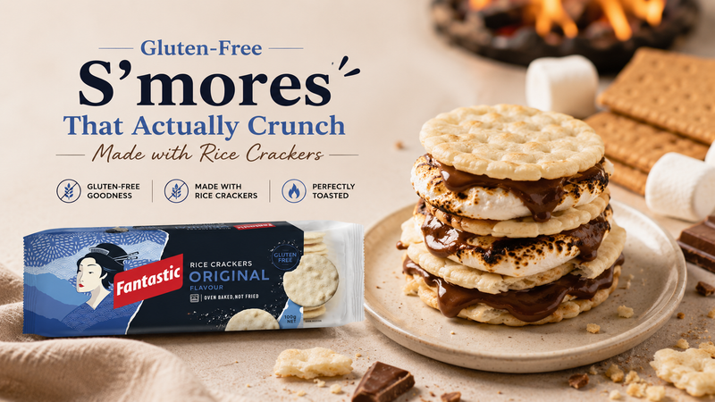 Gluten-Free S'mores That Actually Crunch - Made with Rice Crackers