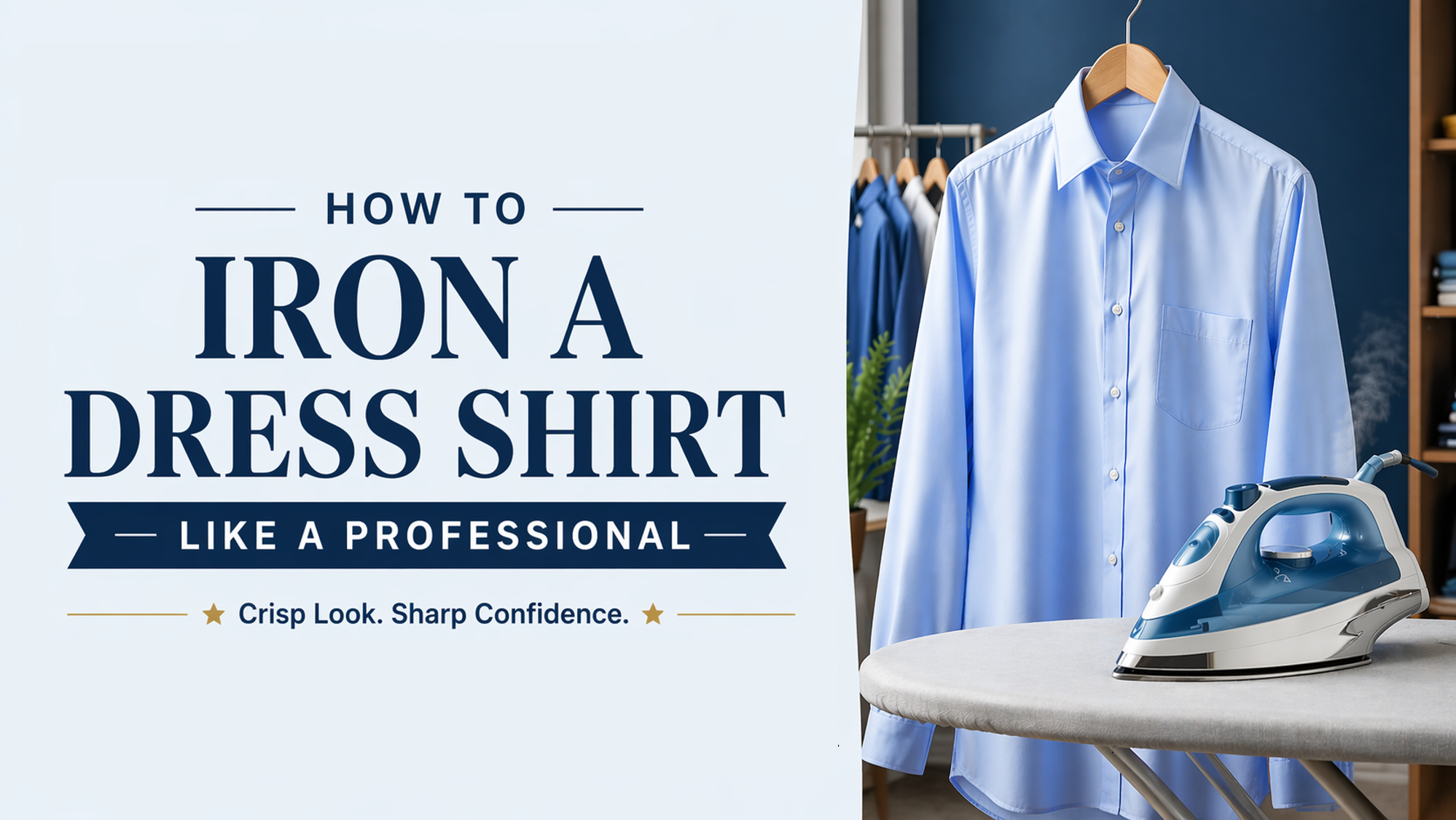 How to Iron a Formal Shirt Like a Professional