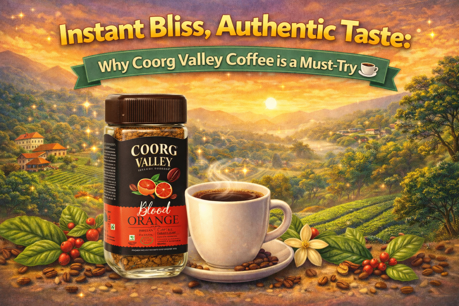 Instant Bliss, Authentic Taste: Why Coorg Valley Coffee is a Must-Try ☕