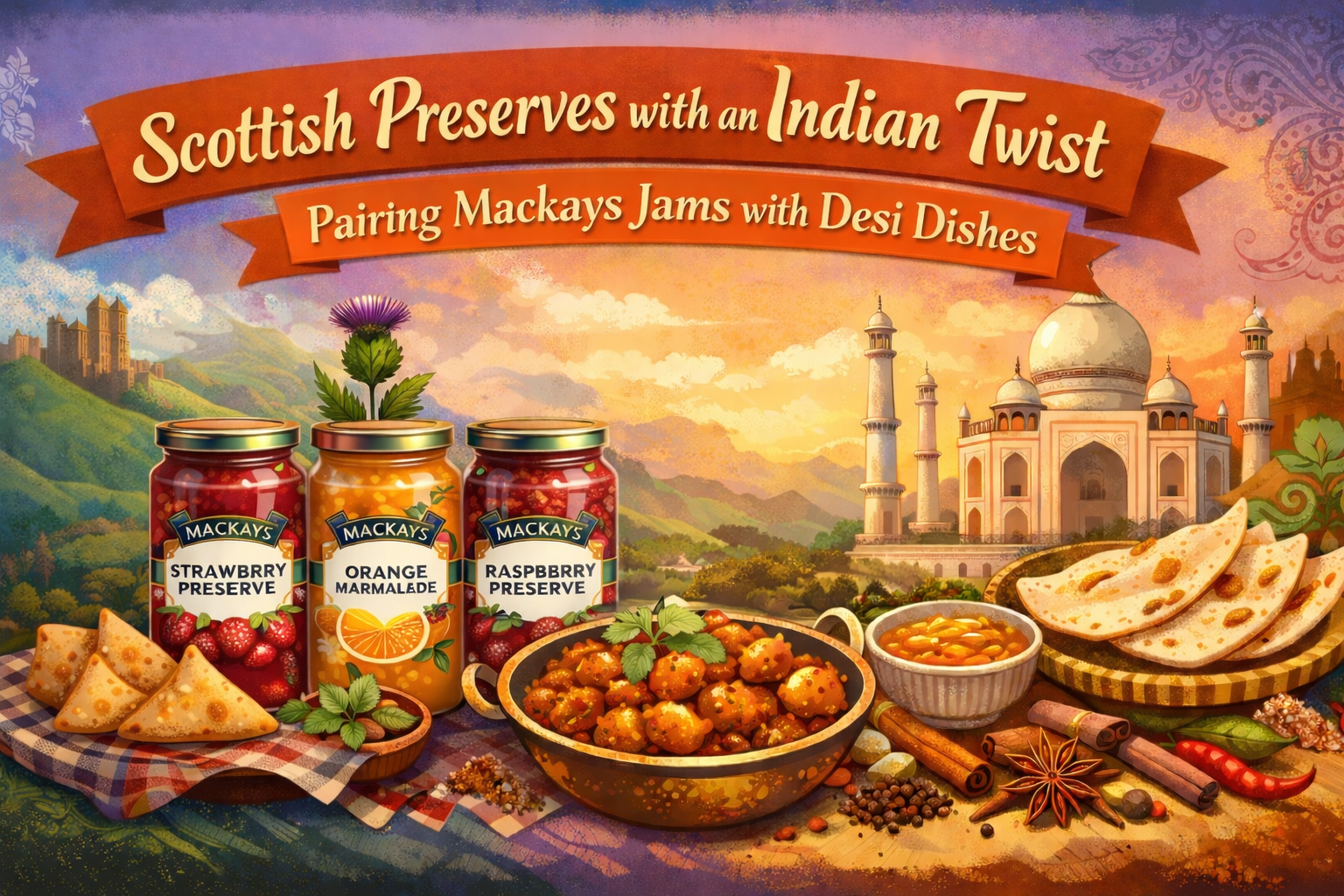 Scottish Preserves with an Indian Twist: Pairing Mackays Jams with Desi Dishes