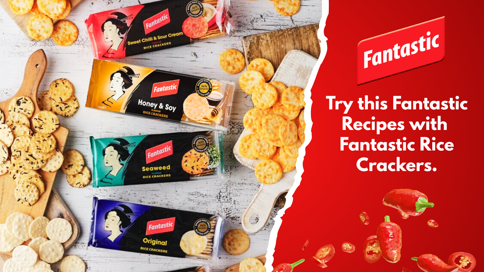 Try this Fantastic Recipes with Fantastic Rice Crackers.