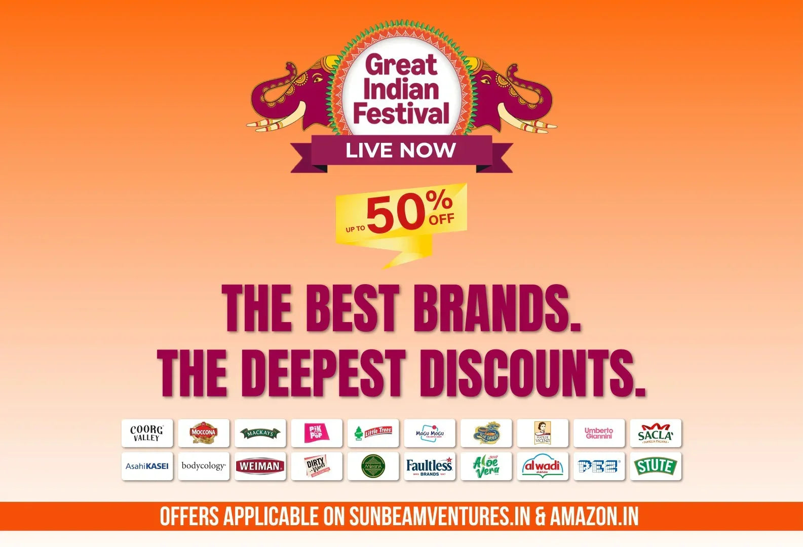Great Indian Shopping Festival: 22nd – 30th September | Up to 50% Off on International Favourites