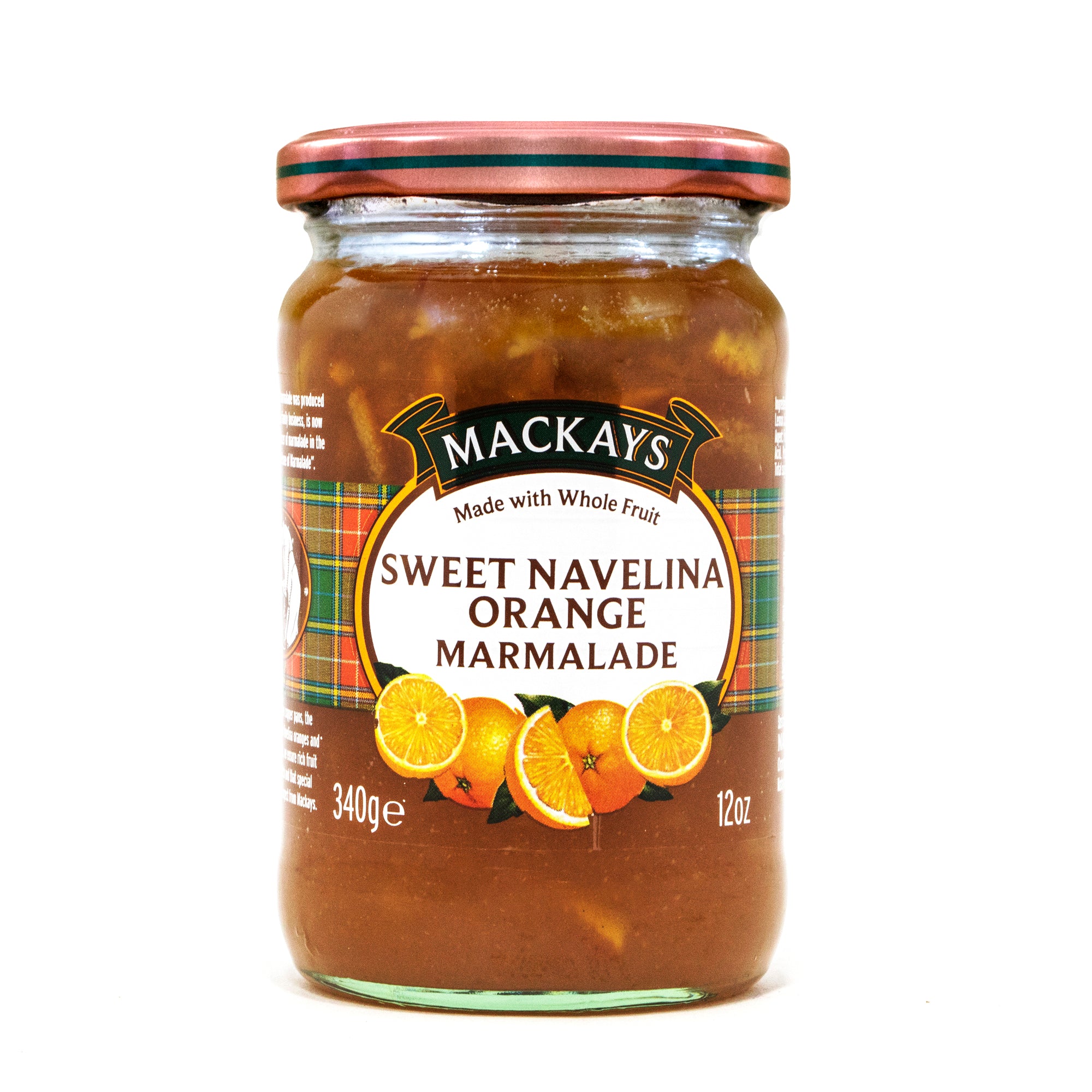 Mackays Sweet Navelina Orange Marmalade 340gm