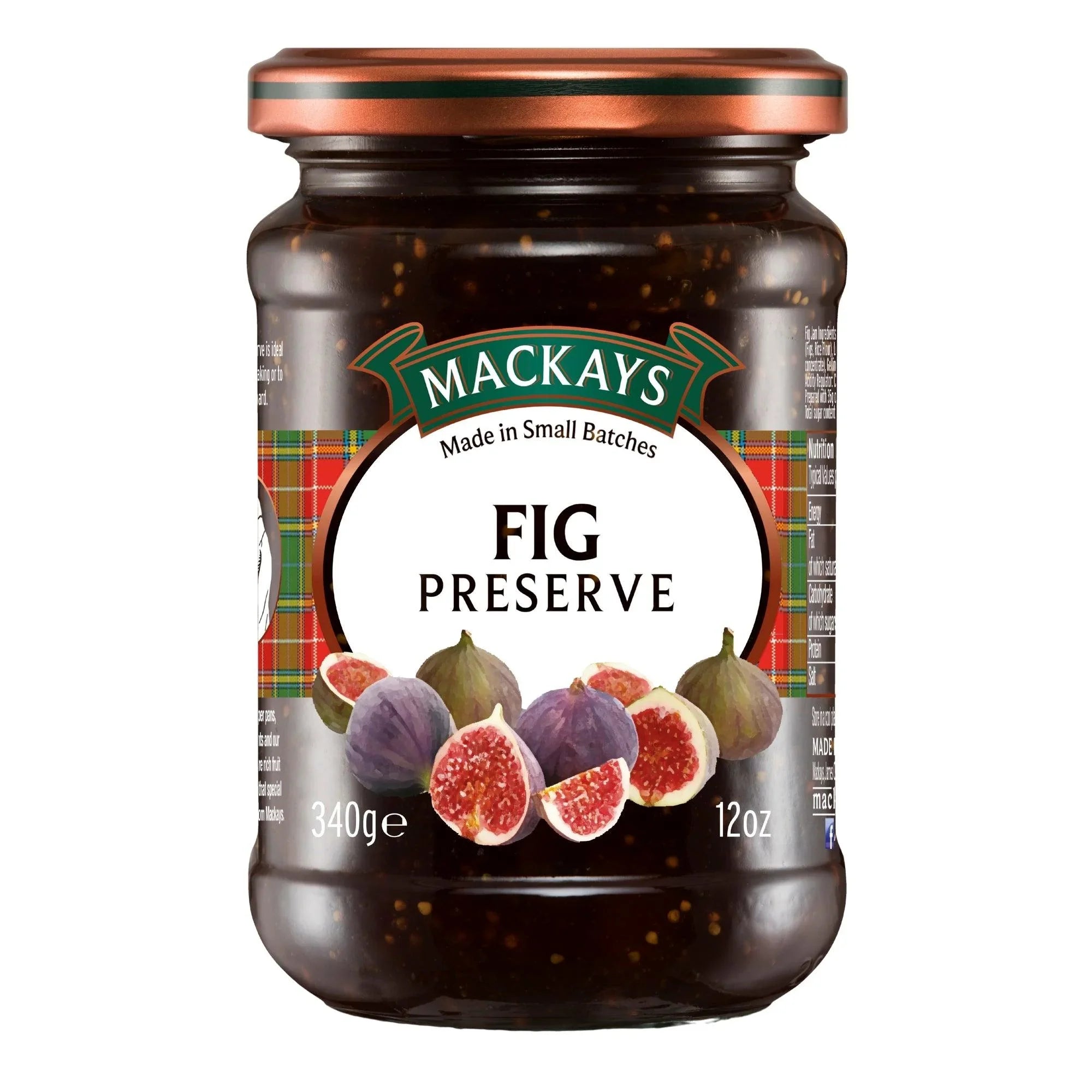 Mackays Fig Preserve Jam 340gm