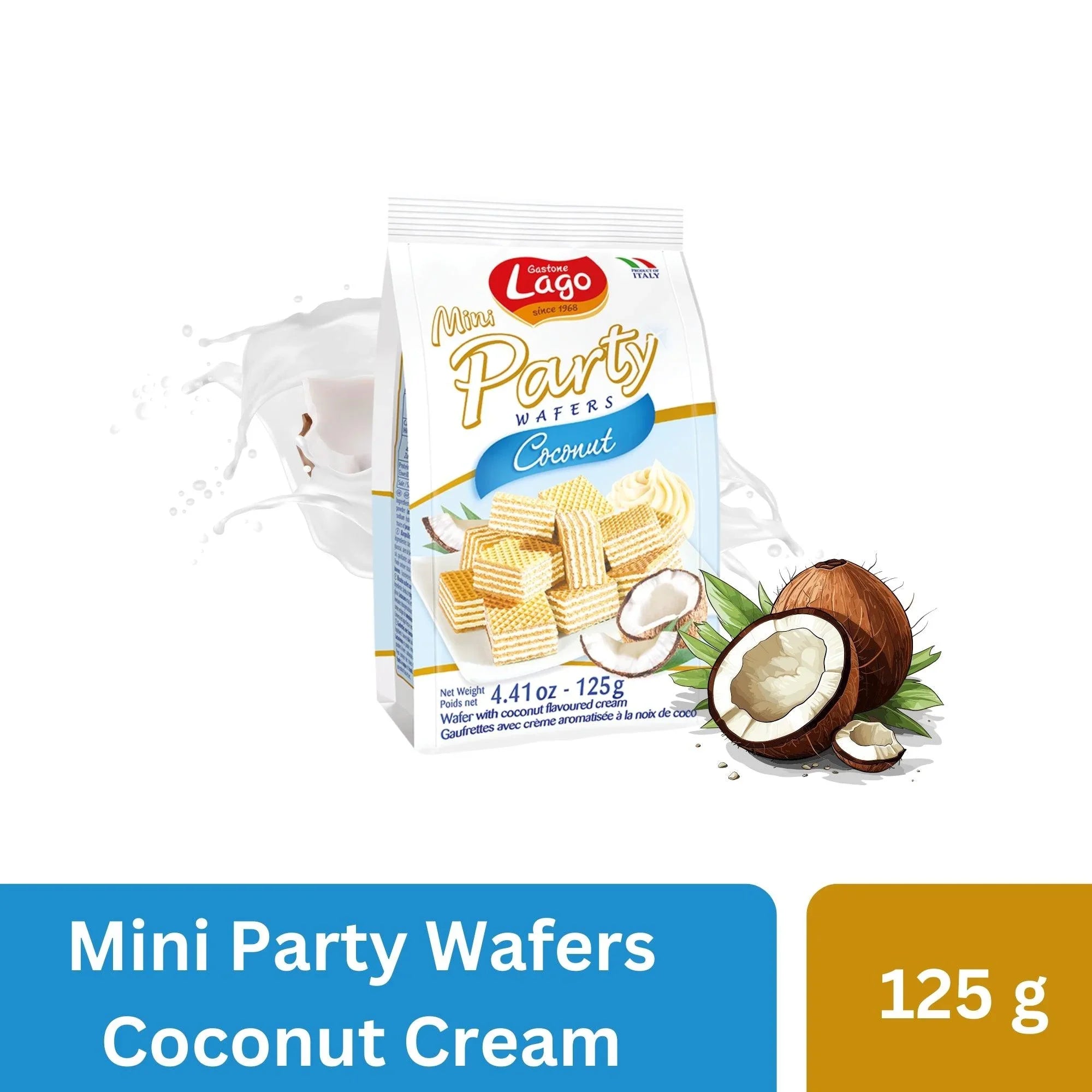 Coconut Cream Mini Party Wafers