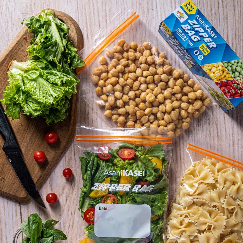 Buy Food Wraps "Zipper Bag" by Asahi Kasei, Medium Zipper Bag | 10 Bags